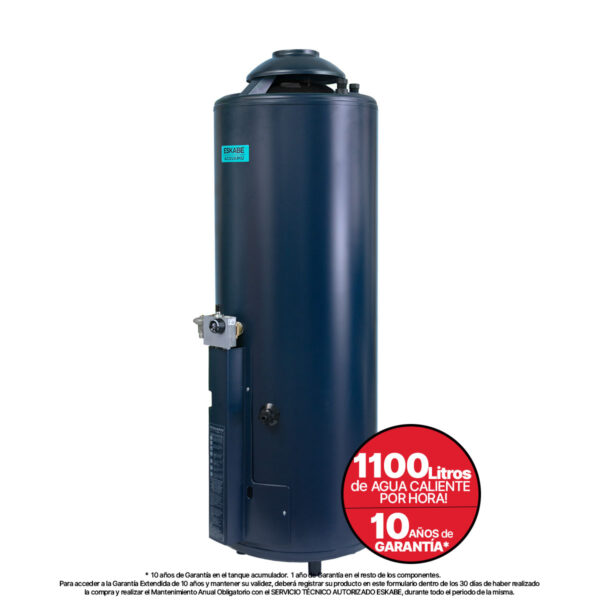 TERMOTANQUE ESKABE AQUAPIU A6 1100 L/H SUP SALIDA VERTICAL 5" MULTIGAS - Imagen 2