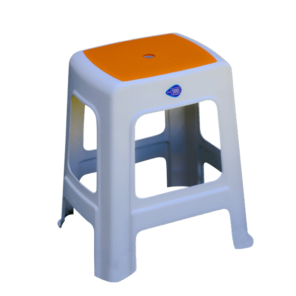 BANQUETA VOSS2000 GOLIAT BLANCO TAPA NARANJA