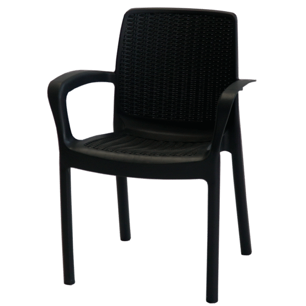 SILLON VOSS2000 GUINEA GRAFITO SIMIL RATAN