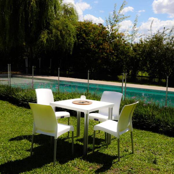 SILLA VOSS2000 MALLORCA BLANCA - Imagen 2