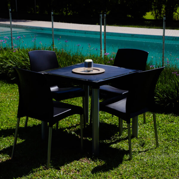 SILLA VOSS2000 MALLORCA NEGRO - Imagen 2