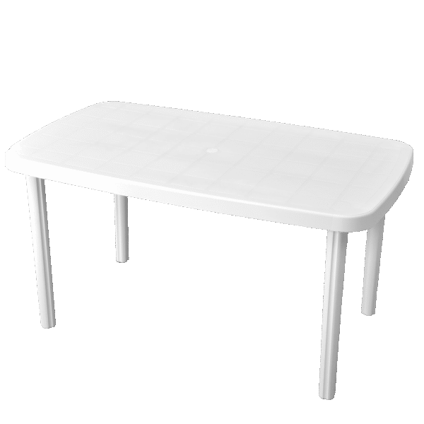 MESA VOSS2000 RECTANGULAR 140x080 CM BLANCA MARGARITA
