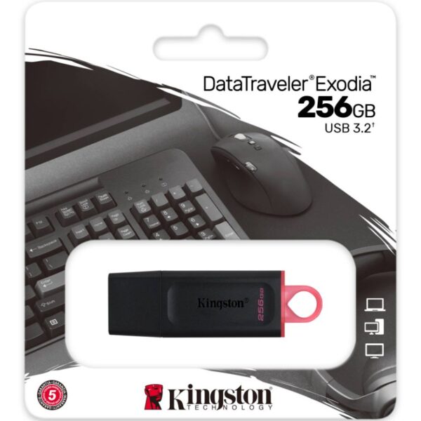 PEN DRIVE KINGSTON 256GB DTX/256GB 3.2 EXODIA