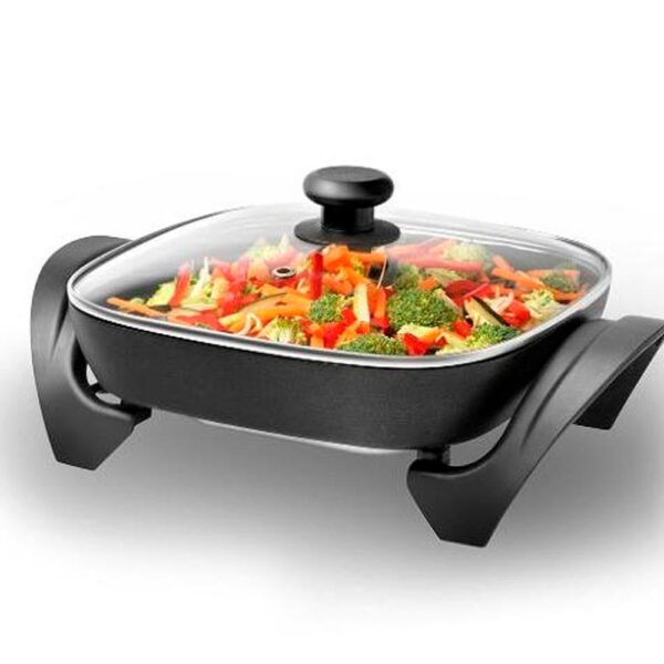 PARRILLA GRILL ATMA PG4710E C/TAPA 10 NIVELES