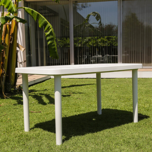 MESA VOSS2000 RECTANGULAR 140x080 CM BLANCA MARGARITA - Imagen 2