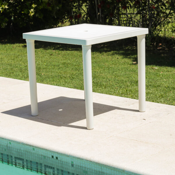 MESA VOSS2000 CUADRADA 75CM BLANCA JAMAICA - Imagen 2