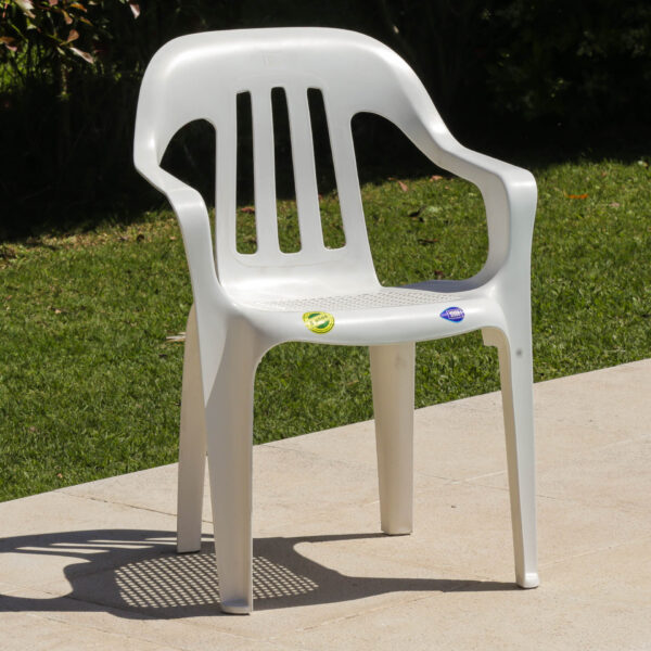 SILLON VOSS2000 FIESTA BLANCA REJILLADA RESP LISTON - Imagen 2