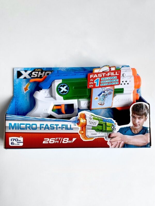 X-SHOT WATER BLASTER MICRO FAST-FILL  26ft/8m 170ml 7083-56220