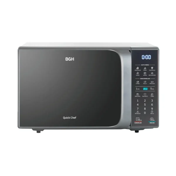 MICROONDA BGH B120DS20 20L SILVER 700W DIGITAL ECO 25,9x44x33,7 cm