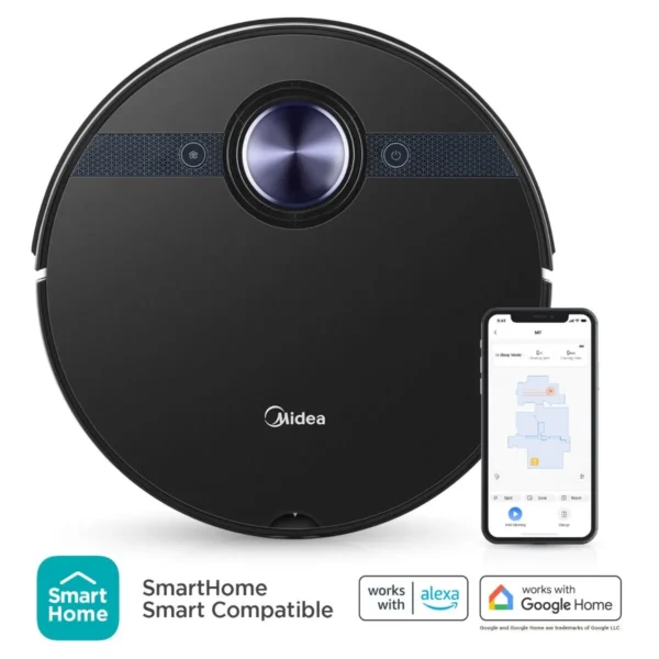 ASPIRADORA ROBOT MIDEA LASER SMART M7 TRAPEADORA COMANDO POR VOZ