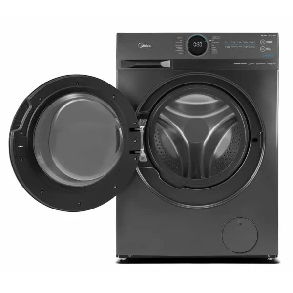 LAVASECARROPA MIDEA 12/8kg INVERTER TITANIUM MF200D120B/T 1400rpm 850x595x595cm - Imagen 2