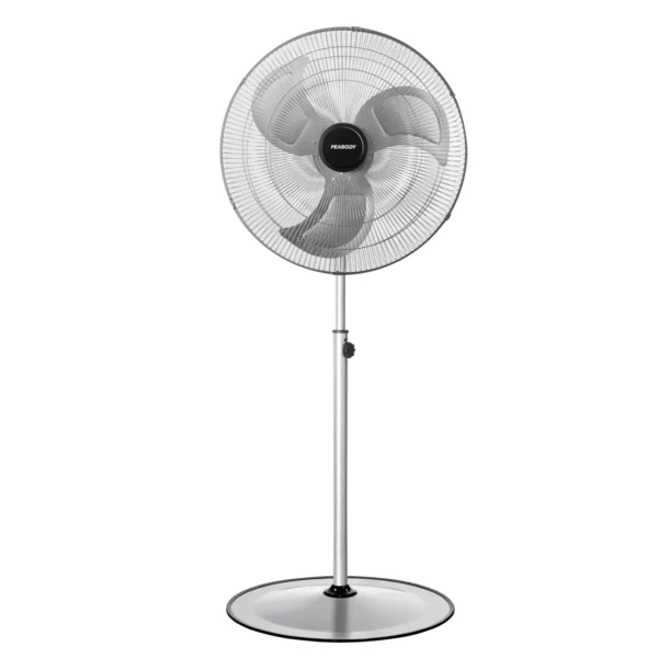 VENTILADOR PEABODY 20" PIE 130w 3 Vel 1.6mts PALA METALICA PE-VP250