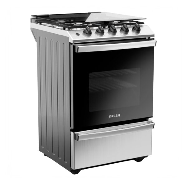 COCINA DREAN CD5614AI0 56cm INOX MULTIGAS ENC/LUZ C/TAPA LINEA PREMIUM EDITION - Imagen 2