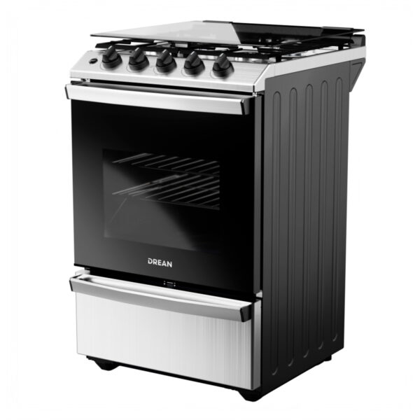 COCINA DREAN CD5614AI0 56cm INOX MULTIGAS ENC/LUZ C/TAPA LINEA PREMIUM EDITION - Imagen 3