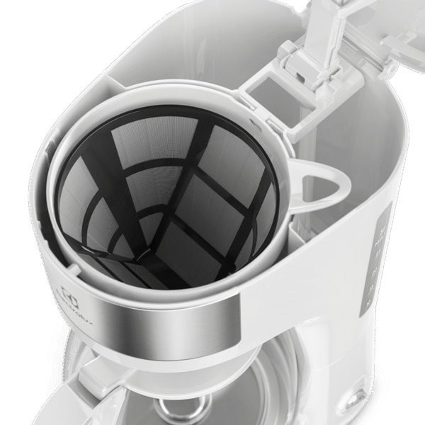 CAFETERA ELECTROLUX ECM21 BLANCA 1.25 ltrs FILTRO PERMANENTE - Imagen 4