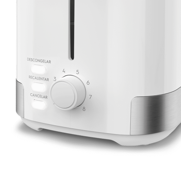 TOSTADORA ELECTROLUX ETS11 BLANCA 8 NIVELES 800watts 2 REBANADAS 3 FUNCIONES - Imagen 5