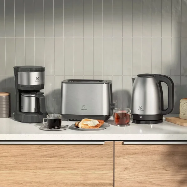 CAFETERA ELECTROLUX ECM12 INOX 0.60 ltrs JARRA ACERO FILTRO PERMANENTE - Imagen 7