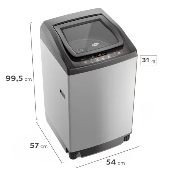 LAVARROPA GAFA FUZZY FIT PLATEADO 7k 7600rpm 95.5x54.0x57.0 - Imagen 4