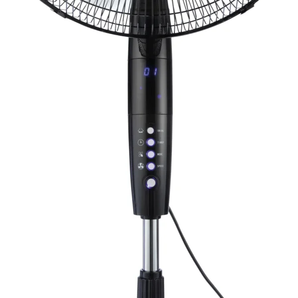 VENTILADOR PEABODY 20" PIE 130w DIGITAL  C/R 3 Vel 1.7mts PALA METALICA PE-VP350 - Imagen 5