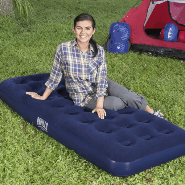 COLCHON INFLABLE BESTWAY FLOCKED AIR 076x185x22 3947-67000 - Imagen 2