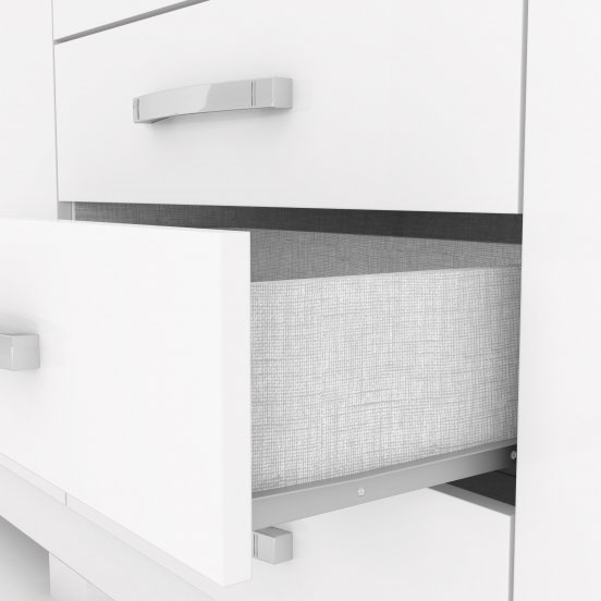 ROPERO HENN DA135-10 CAJU BLANCO 4 Pts 3 Cjs 2000mmx1210mmx445 mm - Imagen 5