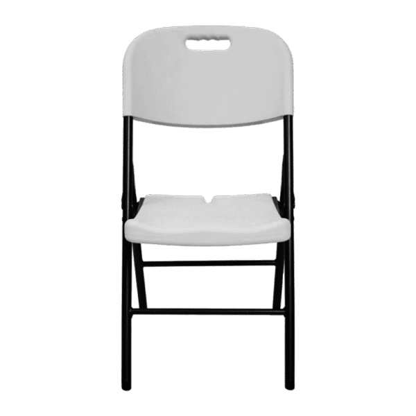 SILLA PLEGABLE CRIVEL YC-049 SP-5 54x46x88cm BLANCO