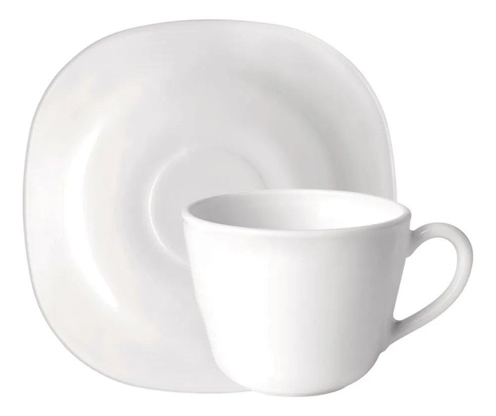 TAZA BORMIOLI PARMA SETx6 220cc C/PLATO 11509