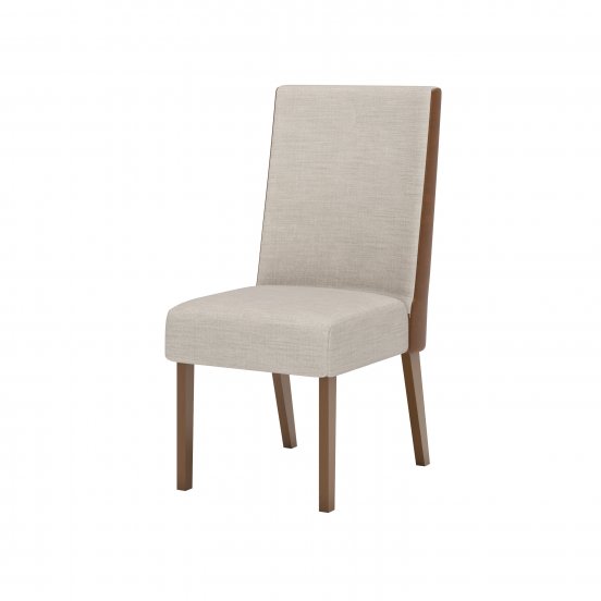 SILLA HENN ANNE SEC33-531 x2 LIN0/CORANO MADERA ASIENTO Y RESPALDO ESPUMA
