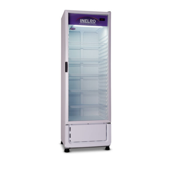 EXHIBIDORA VERTICAL INELRO MT-17  BLANCA 470L 2055x680x605 SIN CENEFA 5 ESTANTES - Imagen 5