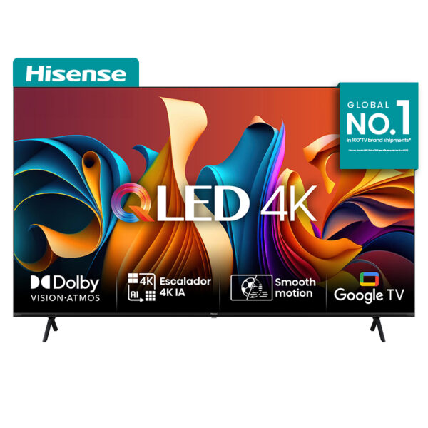 LED HISENSE 50" 50Q6N QLED UHD 4K Google Tv 111,9 70,0 27,4cm