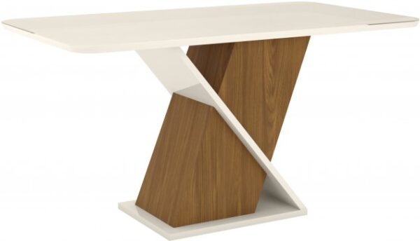 MESA HENN SOLUS SC28-127 BLANCA-ROBLE NATURAL 1.60 MDF 25 - Imagen 3