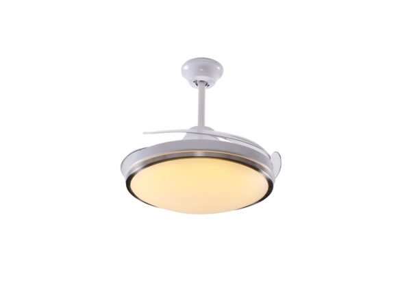 VENTILADOR PEABODY TECHO PE-VTRA420B BLANCO RETACTIL 42" LUZ LED C/REMOTO 100w - Imagen 5
