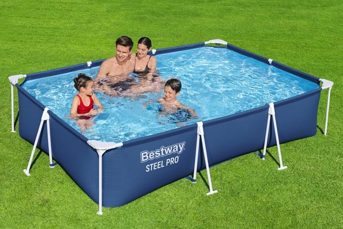 PILETA BESTWAY STEEL PRO 300x201x066 4000l 6860-56404 - Imagen 2