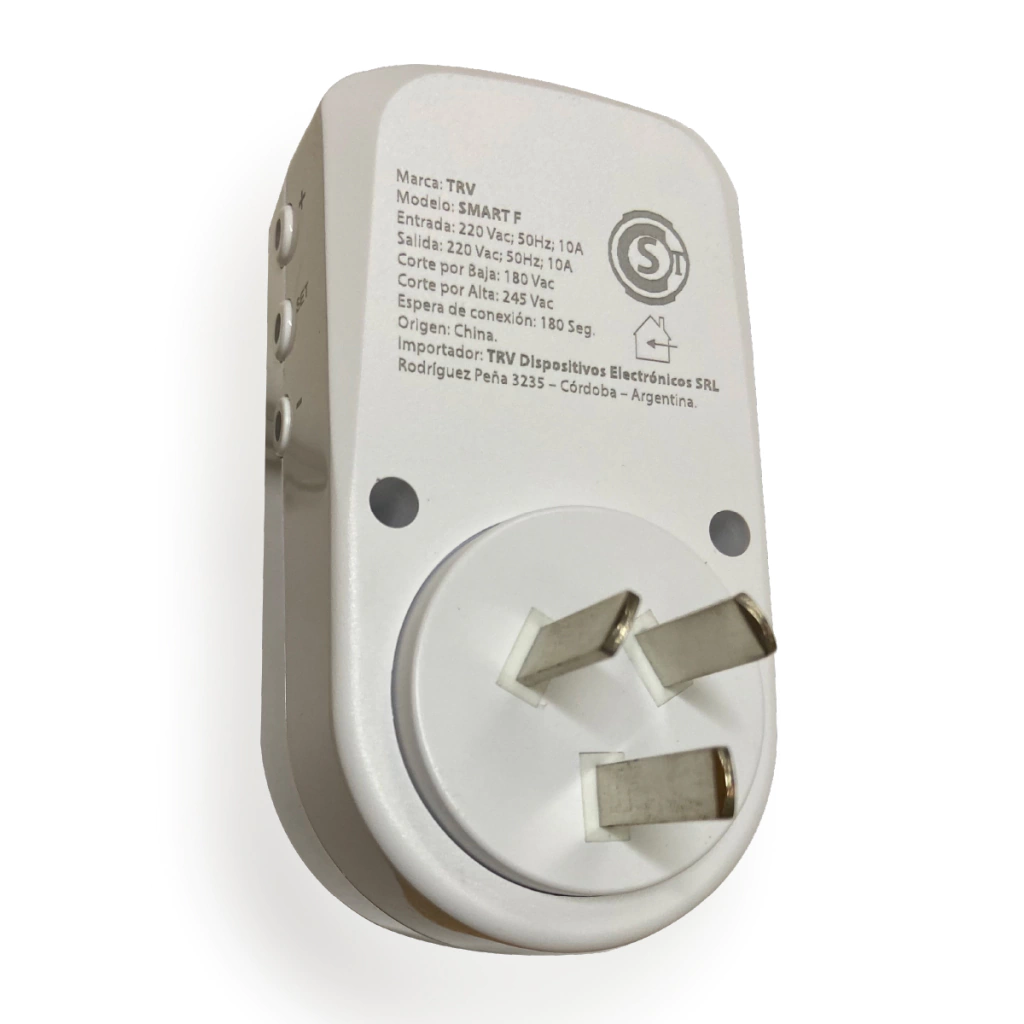 PROTECTOR TRV SMART F 10A 180-245V 2200w 180seg HELADERA AC LAVARROPA  ETC - Imagen 2