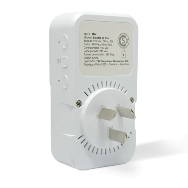 PROTECTOR TRV SMART20 PRO 20A 4400w 125J 180/245v 180seg - Imagen 2