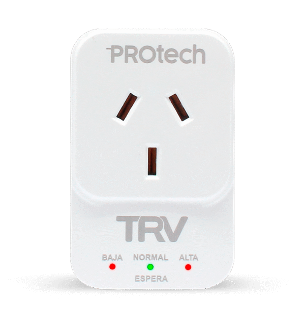 PROTECTOR TRV PROtech E 10A 180-245V 2200w 15seg AUDIO, MIC, LED PEQ CONSOLAS