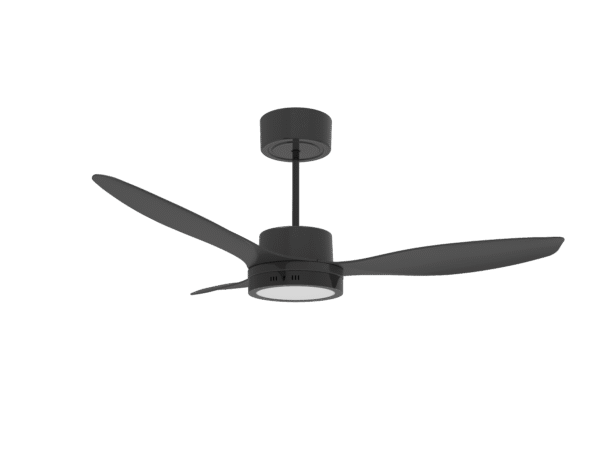 VENTILADOR INDELPLAS TECHO NEGRO 47" 30w 6v C/REMOTO LUZ LED