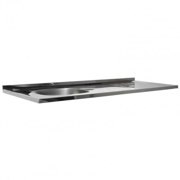 MESADA DIELFE MESX140 ACERO INOXIDABLE 1400X25X510mm - Imagen 2