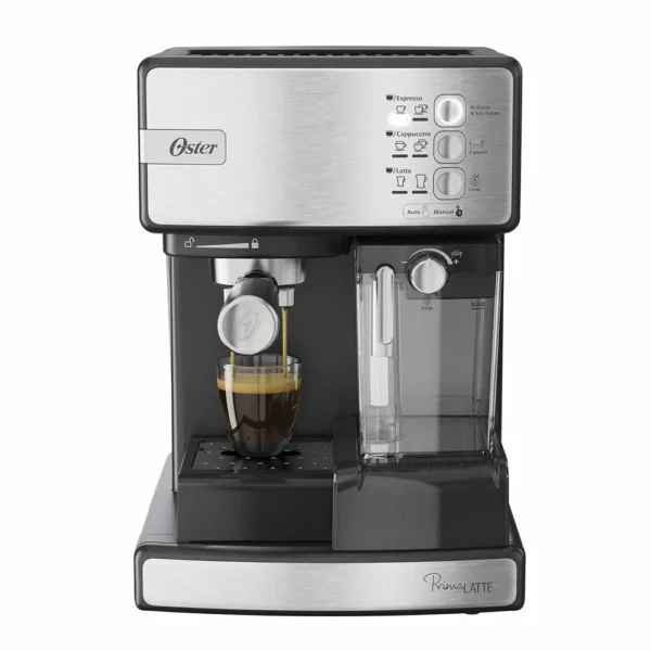 CAFETERA OSTER EXPRESS 6603SS SILVER 15 BARES ESPUMADOR LECHE