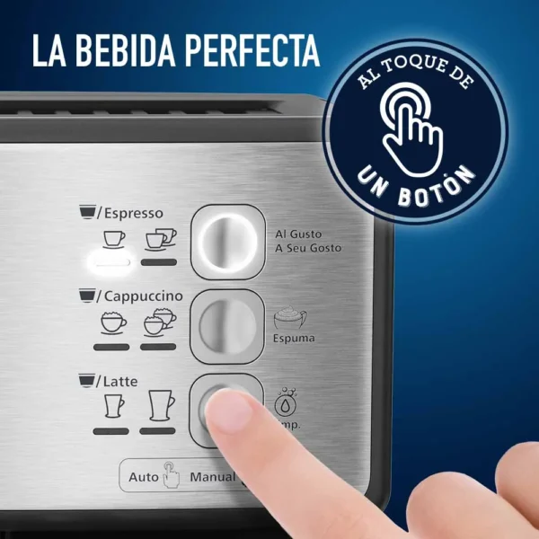 CAFETERA OSTER EXPRESS 6603SS SILVER 15 BARES ESPUMADOR LECHE - Imagen 5
