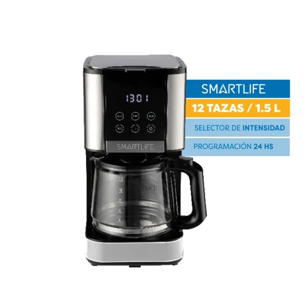 CAFETERA SMARTLIFE SL-CMD1520 1.5ltrs DIGITAL 1000w PROGRAMABLE