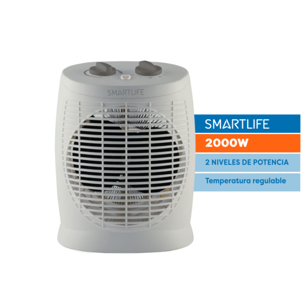 CALOVENTOR SMARTLIFE SL-CAV20000GPN 2000w 2 NIV TEMPERATURA 1 VENTILACION