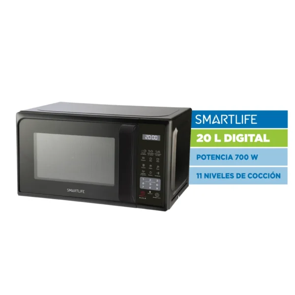MICROONDA SMARTLIFE SL-MWO20MDB 20L NEGRO 700W DIGITAL