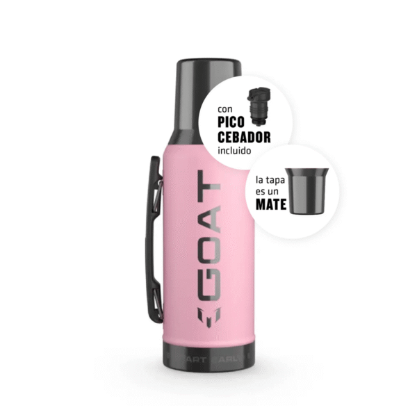 TERMO STANLEY MATE SYSTEM MESSI GOAT 1200cc PINK Libre de BPA 10-10297-030