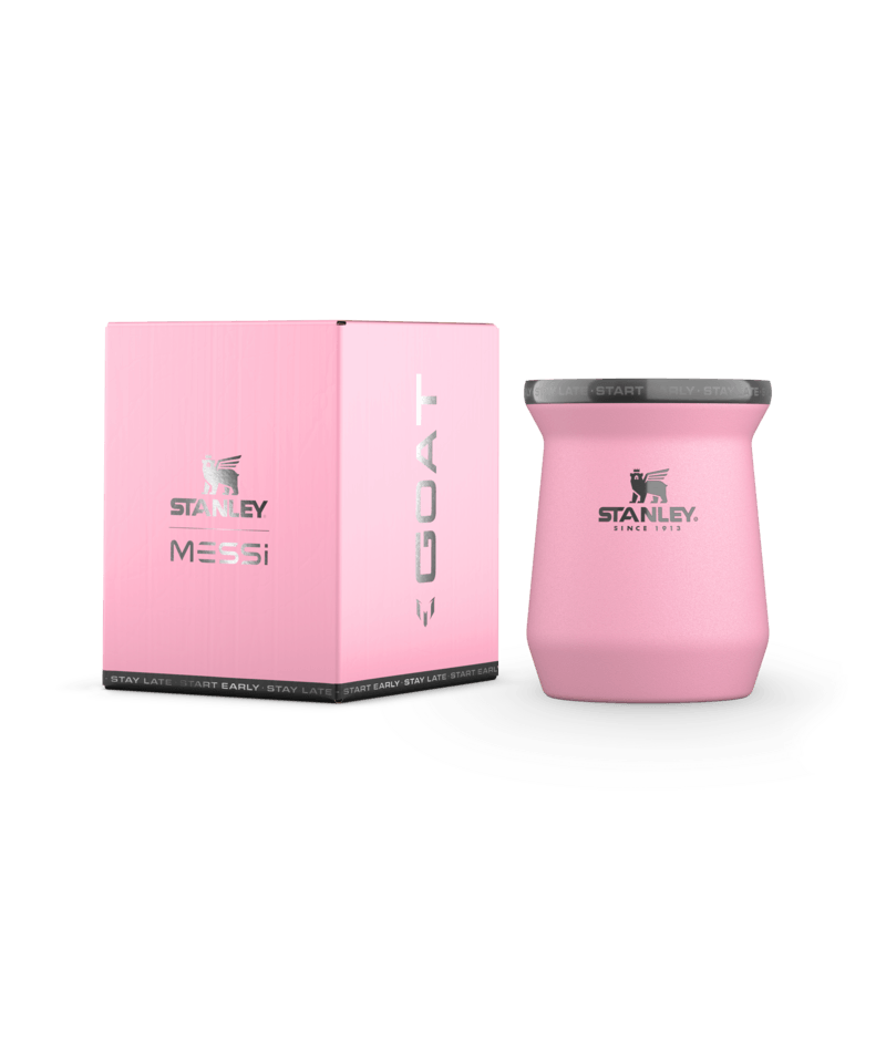 MATE STANLEY MESSI GOAT PINK 236ml ACERO 10-09628-094 - Imagen 4