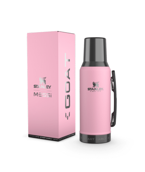 TERMO STANLEY MATE SYSTEM MESSI GOAT 1200cc PINK Libre de BPA 10-10297-030 - Imagen 6