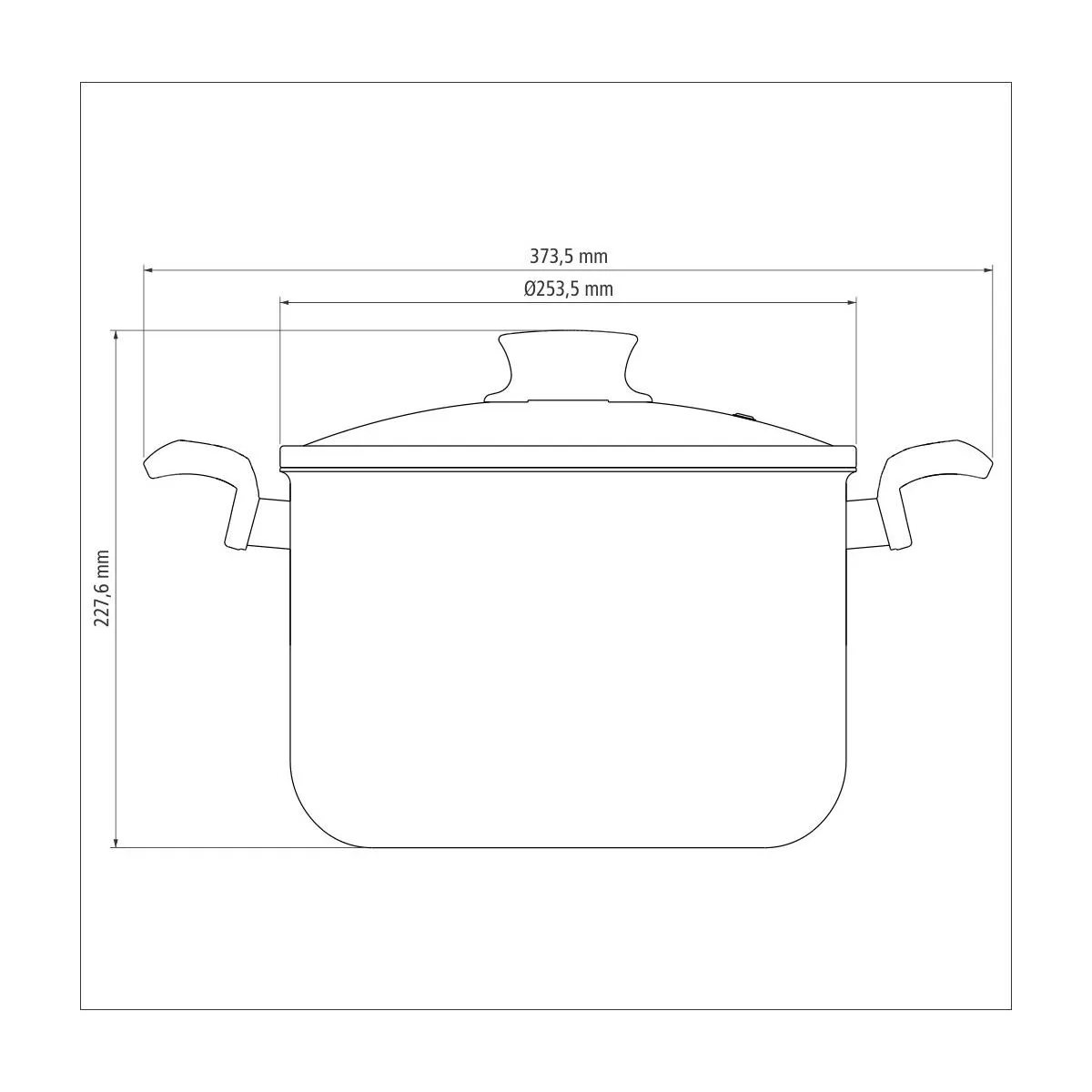 OLLA TRAMONTINA PARIS TEXTURE 24cm ALTA 28530/624 - Imagen 3