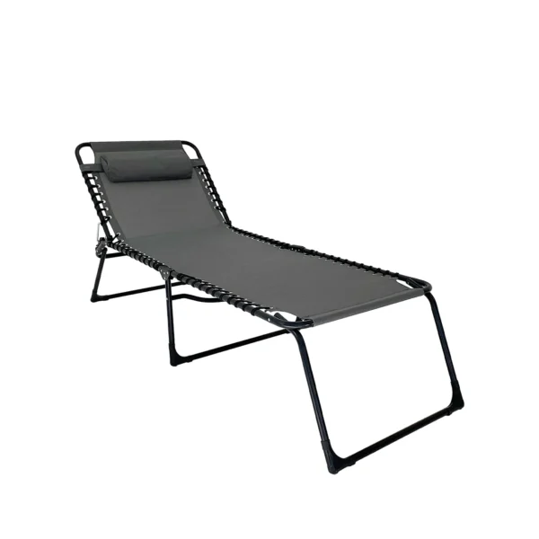 REPOSERA CATRE GARDENLIFE GRANDE GRIS 140KG PLEGABLE F766020