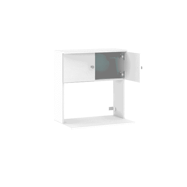 MUEBLE DIELFE MICROONDAS MCR060 BLANCO 60x40x64 - Imagen 2