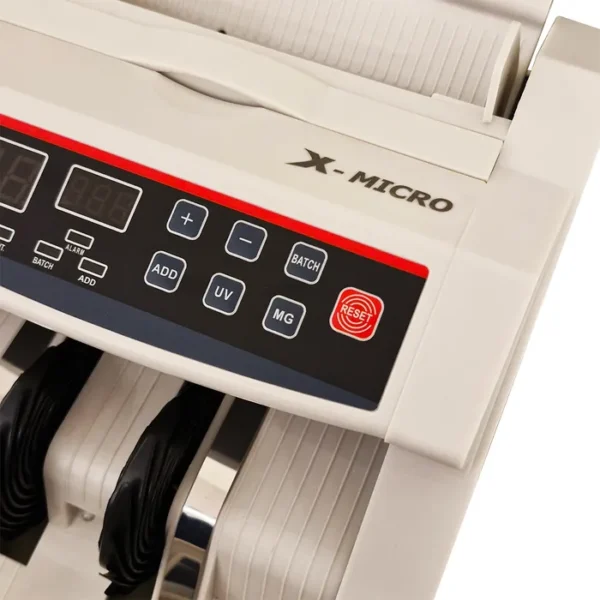 CONTADORA DE BILLETES X-MICRO XM108 1000 pcs/min UV MG COUNT - Imagen 2